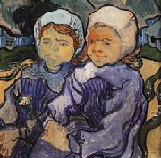 Vincent Van Gogh Two Little Girls china oil painting artist